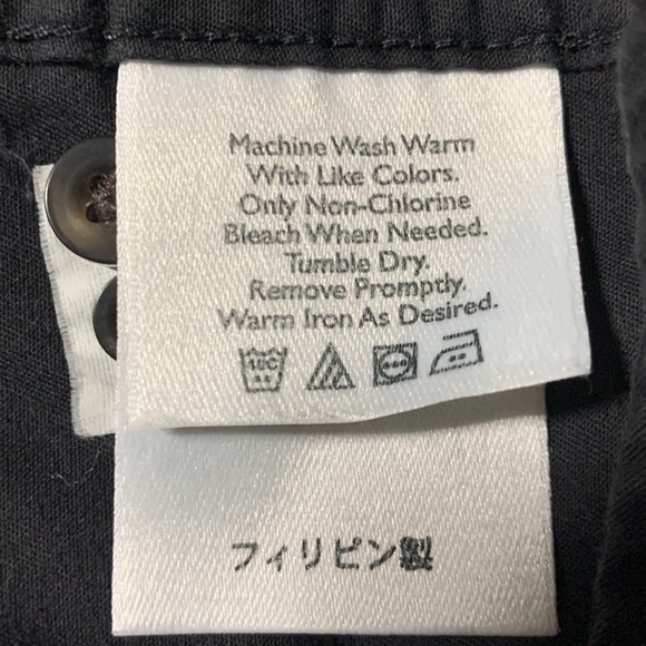 Men’s Eddie Bauer black, long sleeve, shirt.  Size XL. Chest approx 26 inches - Picture 5 of 12